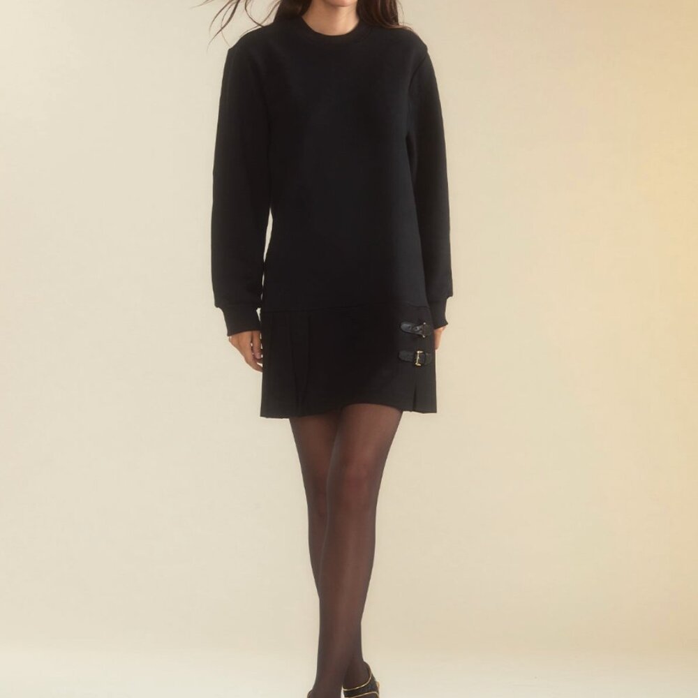 Cynthia Rowley Preston Kilt Sweatshirt Dress